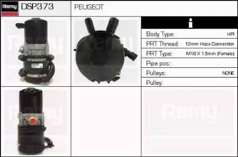 Remy DSP373 - Гідравлічний насос, рульове управління, ГУР avtolavka.club