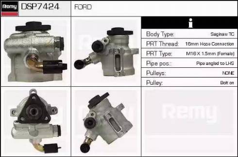 Remy DSP7424 - Гідравлічний насос, рульове управління, ГУР avtolavka.club