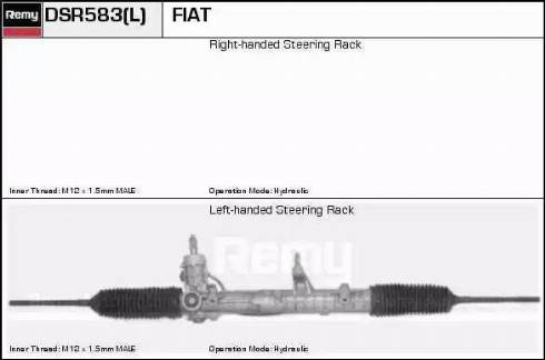 Remy DSR583L - Рульовий механізм, рейка avtolavka.club