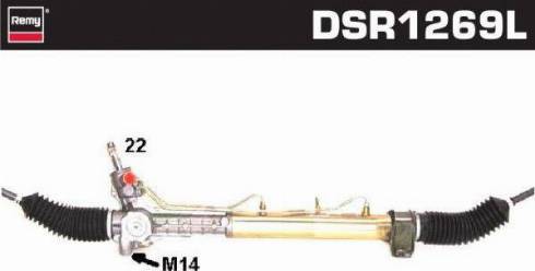 Remy DSR1269L - Рульовий механізм, рейка avtolavka.club