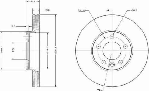 Remy RAD1100C - Гальмівний диск avtolavka.club