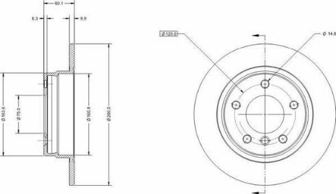 Remy RAD1132C - Гальмівний диск avtolavka.club