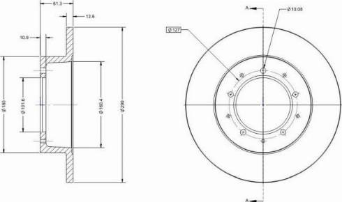 Remy RAD1349C - Гальмівний диск avtolavka.club