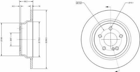 Remy RAD1202C - Гальмівний диск avtolavka.club