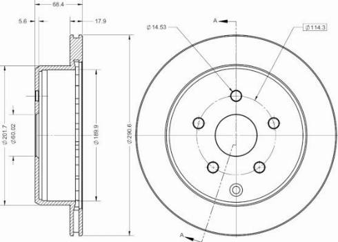 Remy RAD2485C - Гальмівний диск avtolavka.club