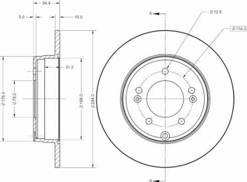 Remy RAD2425C - Гальмівний диск avtolavka.club