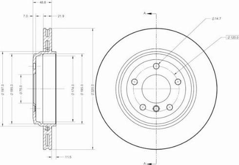 Remy RAD2528C - Гальмівний диск avtolavka.club