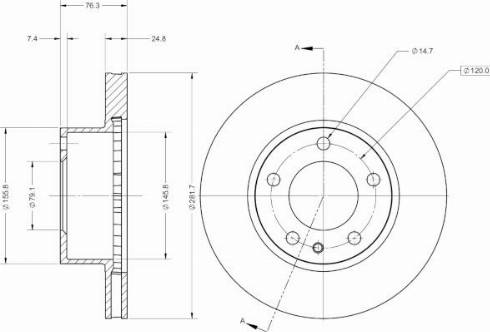 Remy RAD2660C - Гальмівний диск avtolavka.club