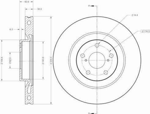 Remy RAD2612C - Гальмівний диск avtolavka.club