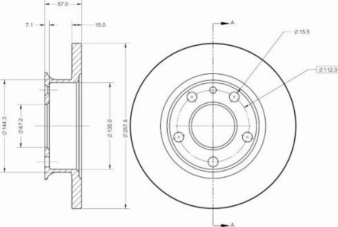 Remy RAD2688C - Гальмівний диск avtolavka.club