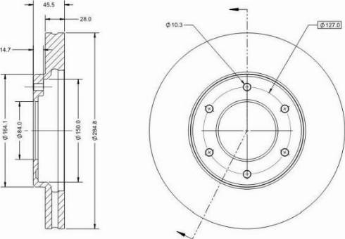 BOSCH 986478693 - Гальмівний диск avtolavka.club