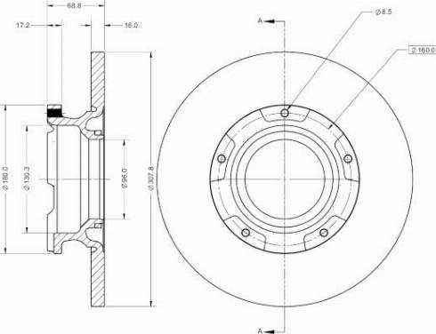 Remy RAD2104C - Гальмівний диск avtolavka.club