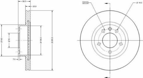 Remy RAD2103C - Гальмівний диск avtolavka.club