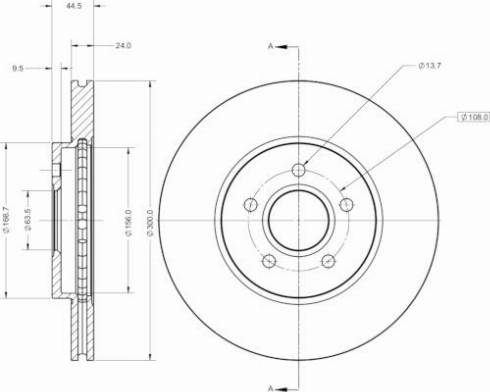 Remy RAD2307C - Гальмівний диск avtolavka.club