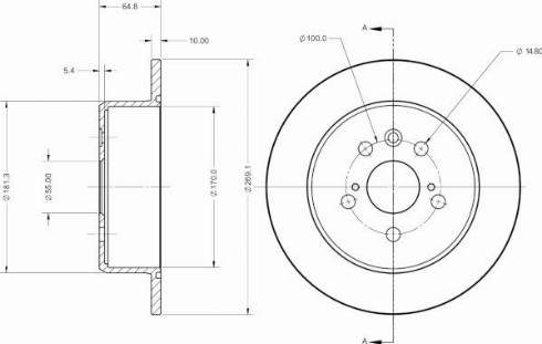 Remy RAD2264C - Гальмівний диск avtolavka.club