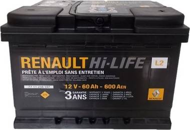 RENAULT 7711238597 - Стартерна акумуляторна батарея, АКБ avtolavka.club
