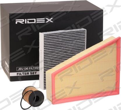 RIDEX 4055F0191 - Комплект фільтра avtolavka.club