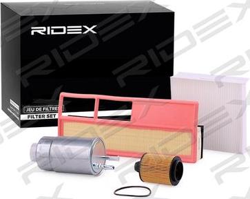 RIDEX 4055F0162 - Комплект фільтра avtolavka.club
