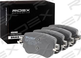 RIDEX 402B0914 - Гальмівні колодки, дискові гальма avtolavka.club