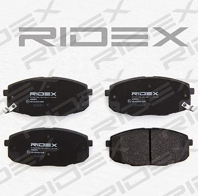 RIDEX 402B0076 - Гальмівні колодки, дискові гальма avtolavka.club