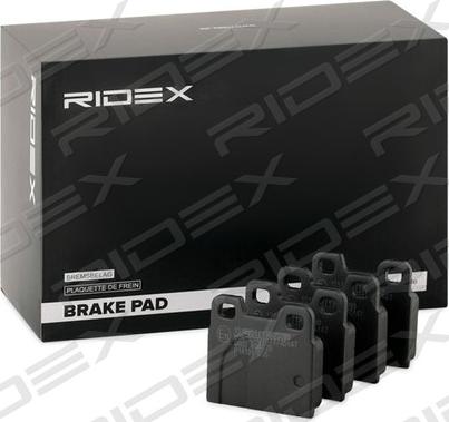 RIDEX 402B1105 - Гальмівні колодки, дискові гальма avtolavka.club