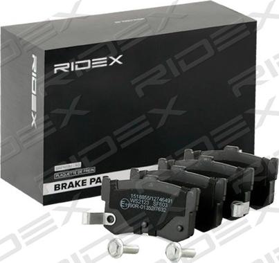 RIDEX 402B1127 - Гальмівні колодки, дискові гальма avtolavka.club