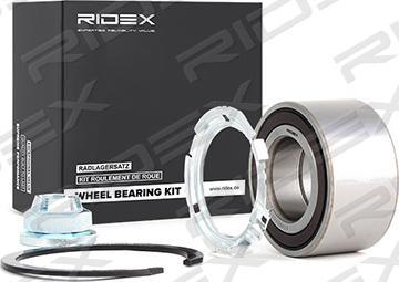 RIDEX 654W0143 - Комплект підшипника маточини колеса avtolavka.club