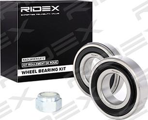RIDEX 654W0176 - Комплект підшипника маточини колеса avtolavka.club