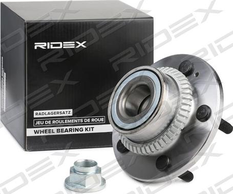 RIDEX 654W0384 - Комплект підшипника маточини колеса avtolavka.club