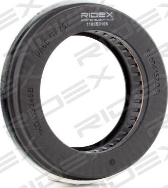 RIDEX 1180S0106 - Підшипник кочення, опора стійки амортизатора avtolavka.club