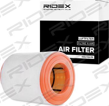 RIDEX 8A0435 - Повітряний фільтр avtolavka.club