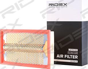 RIDEX 8A0335 - Повітряний фільтр avtolavka.club