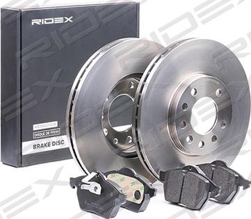 RIDEX 3405B0096 - Комплект гальм, дисковий гальмівний механізм avtolavka.club