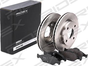 RIDEX 3405B0098 - Комплект гальм, дисковий гальмівний механізм avtolavka.club
