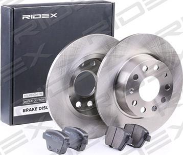 RIDEX 3405B0093 - Комплект гальм, дисковий гальмівний механізм avtolavka.club