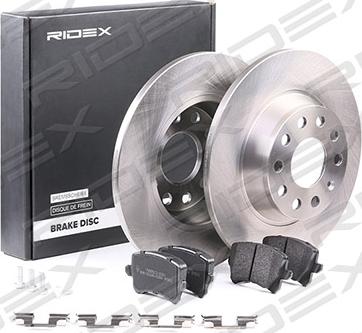 RIDEX 3405B0046 - Комплект гальм, дисковий гальмівний механізм avtolavka.club