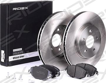 RIDEX 3405B0059 - Комплект гальм, дисковий гальмівний механізм avtolavka.club