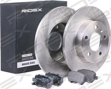 RIDEX 3405B0005 - Комплект гальм, дисковий гальмівний механізм avtolavka.club