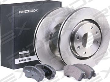 RIDEX 3405B0014 - Комплект гальм, дисковий гальмівний механізм avtolavka.club