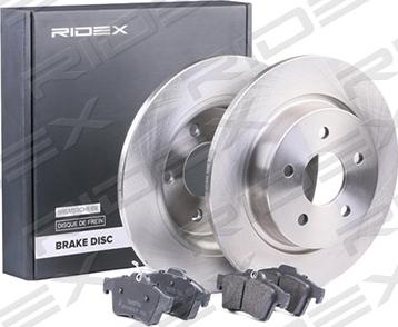 RIDEX 3405B0013 - Комплект гальм, дисковий гальмівний механізм avtolavka.club