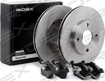 RIDEX 3405B0030 - Комплект гальм, дисковий гальмівний механізм avtolavka.club