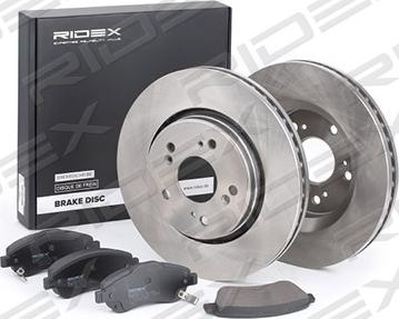 RIDEX 3405B0146 - Комплект гальм, дисковий гальмівний механізм avtolavka.club