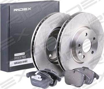 RIDEX 3405B0140 - Комплект гальм, дисковий гальмівний механізм avtolavka.club