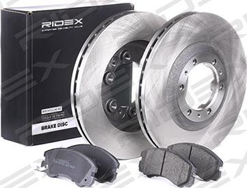 RIDEX 3405B0142 - Комплект гальм, дисковий гальмівний механізм avtolavka.club