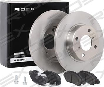 RIDEX 3405B0104 - Комплект гальм, дисковий гальмівний механізм avtolavka.club