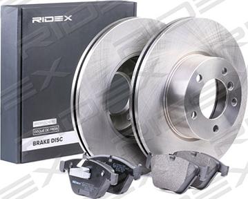 RIDEX 3405B0118 - Комплект гальм, дисковий гальмівний механізм avtolavka.club