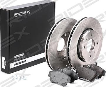 RIDEX 3405B0113 - Комплект гальм, дисковий гальмівний механізм avtolavka.club