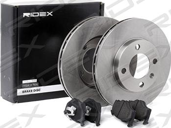 RIDEX 3405B0187 - Комплект гальм, дисковий гальмівний механізм avtolavka.club