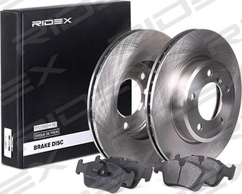 RIDEX 3405B0132 - Комплект гальм, дисковий гальмівний механізм avtolavka.club