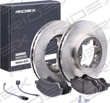 RIDEX 3405B0254 - Комплект гальм, дисковий гальмівний механізм avtolavka.club